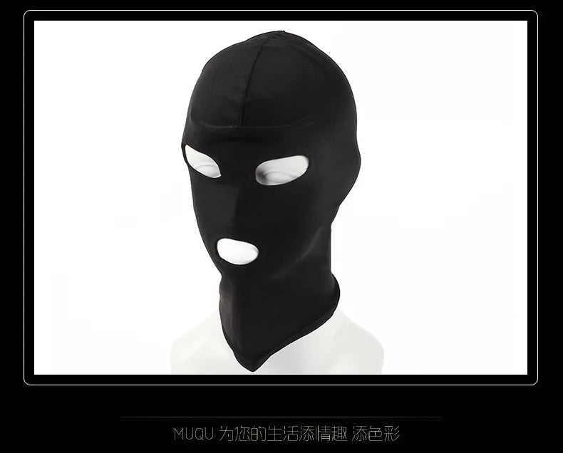 Fetish Harness Head Hood BDSM Slave Game Bondage Restraint Face Mask Erotic Sex Toys Role Play for Couples Master Anal Gay Adult