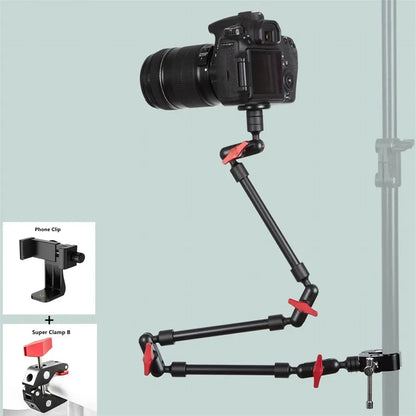 Camera Magic Arm with Super Clip Bracket for Smartphone Camcorder Action Camera Clamp Mount Tablet Webcam Studio Kits Set