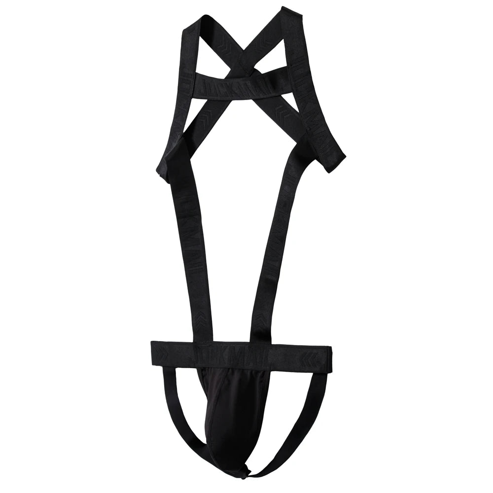 Men's Sexy Nylon Jockstrap Underwear Bodysuit  Suspender Jumpsuits Man Harness Gay Underwear Mens Lingerie Sissy Panties