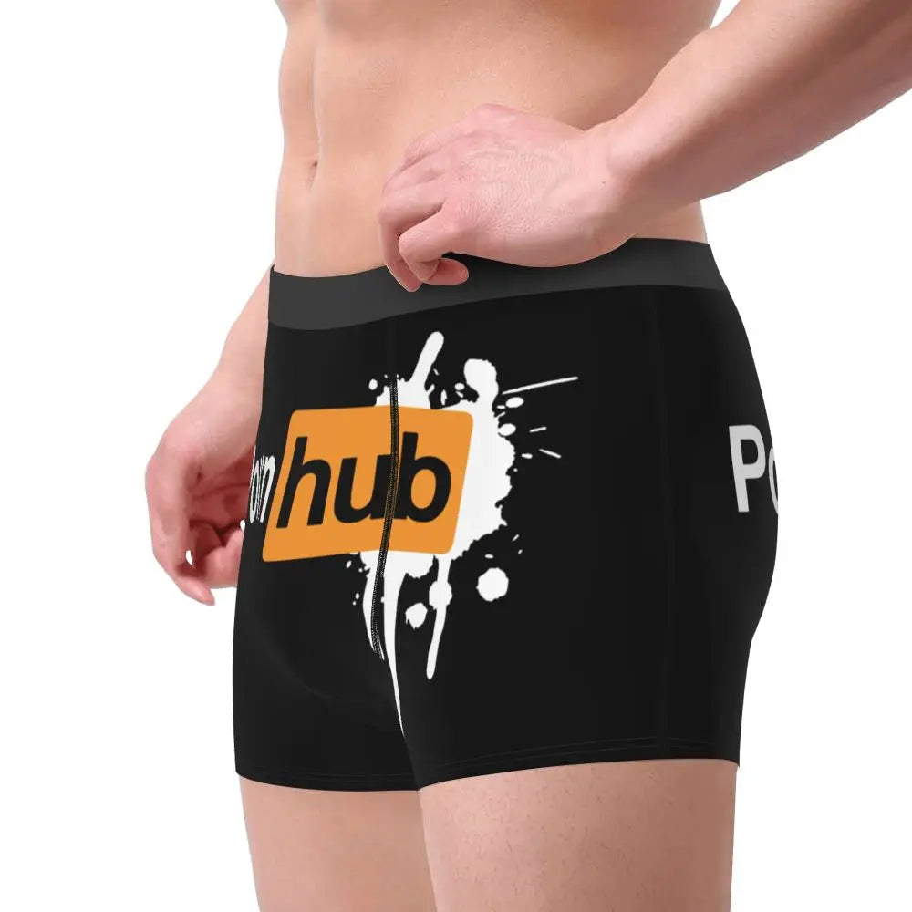 Custom Male Funny Porns Hub Underwear Boxer Briefs Breathable Shorts Panties Underpants