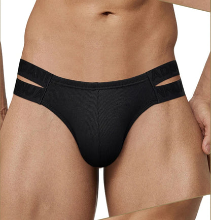 CMENIN Men's Cotton Hollow Crotch High Cut Briefs