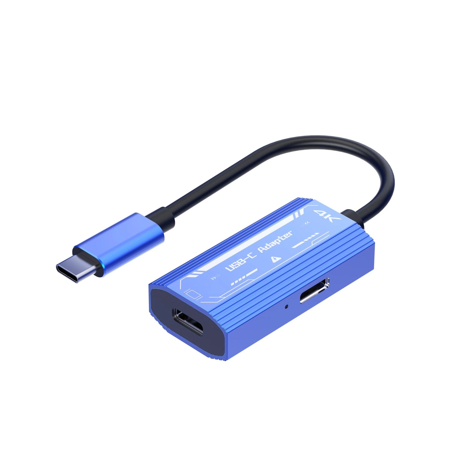 USB C to C Video Converter 4K@60Hz Display Adapter with PD100W for Laptop Switch to XREAL/VITURE One/RayNeo AR Glasses Monitor