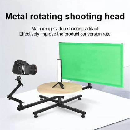 Professional Photography Panoramic Round Turntable 360° Surrounding Rotation Video Shooting Platform Studio Photo Booth