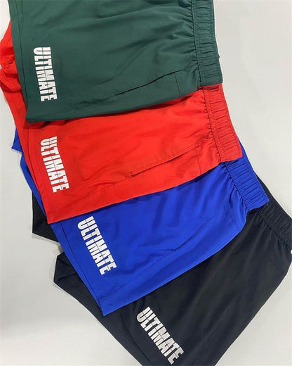 Sports Fitness Shorts Brother Three Quarter Pants Quick Dry Breathable Elastic Muscle Men Weight Dog Squat Plus Size M-3XL