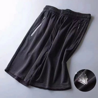 Men's Invisible Zipper Open Crotch Black Underpants Outdoor Sports Mens Plus Size Casual Shorts