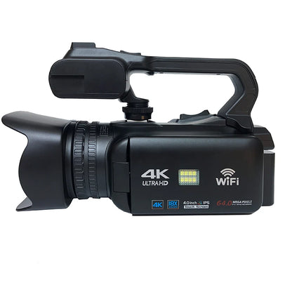 2024 Best Gift Ultra HD 64MP WIFI 4K Camcorder Video Camera for YouTube Live Streaming 18X Digital Zoom