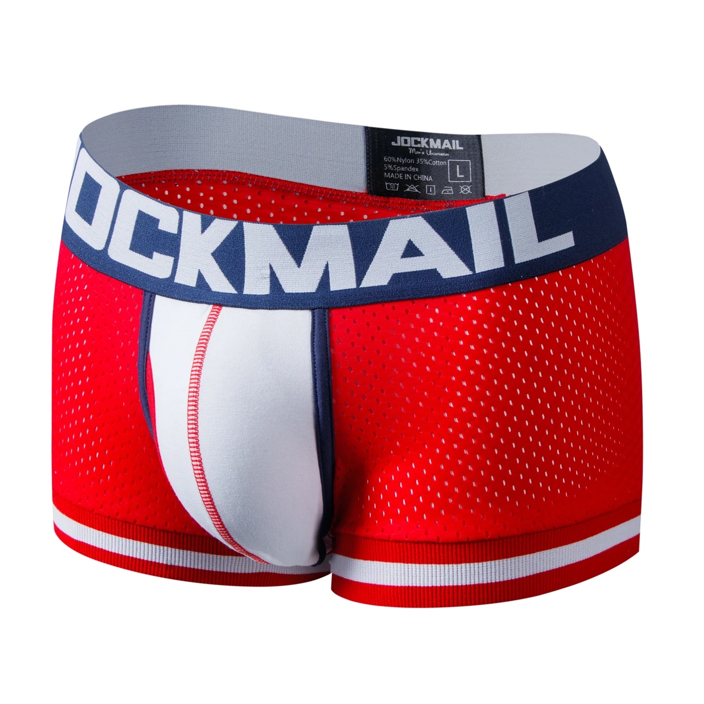 JOCKMAIL Men's Low Waist Breathable Boxer Briefs