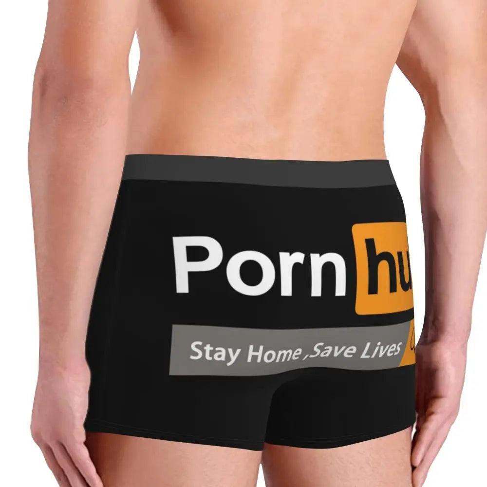 Custom Male Funny Porns Hub Underwear Boxer Briefs Breathable Shorts Panties Underpants