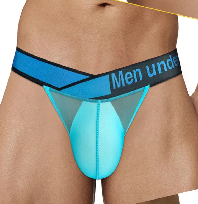 CMENIN Low Rise Men's Underwear Transparent Ultra-thin Mesh Brief