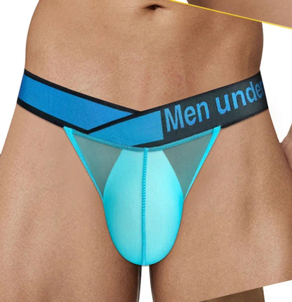 CMENIN Low Rise Men's Underwear Transparent Ultra-thin Mesh Brief