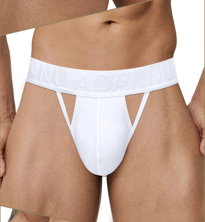 CMENIN Men's Cotton Hollow Crotch High Cut Briefs