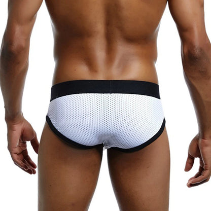 Men Sexy Briefs Pouch Panties Breathable Underwear Low Waist Convex Pouch Underpants Lingerie Cock Pouch Gays Men Brief