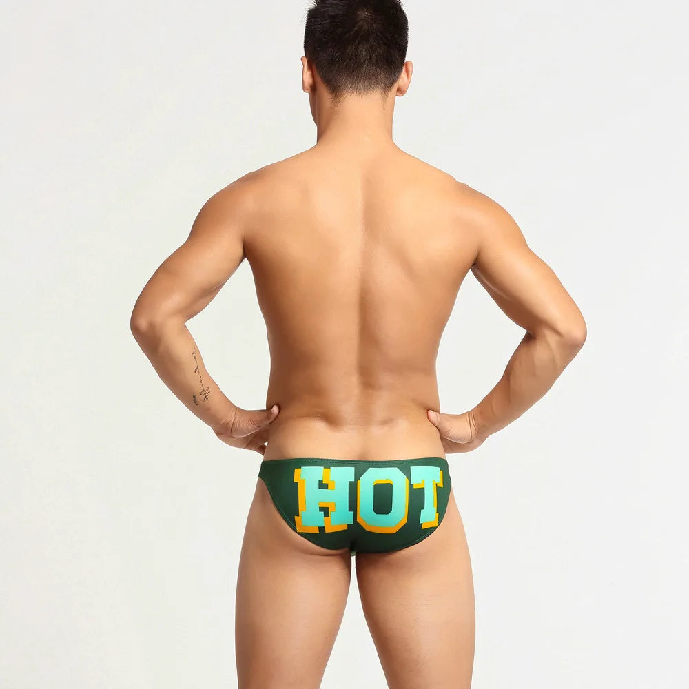 Men's, Boys Low Waist U Convex Pouch Swimwear.