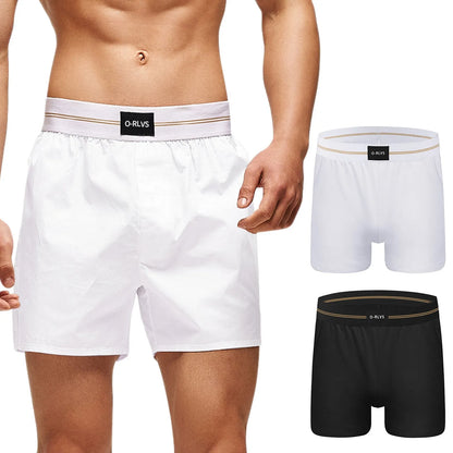 Mens Cotton Pants Soft Skin Friendly Wearable Home Pants Shorts Longer Briefs Underwear Cotton C9 Mens Underwear