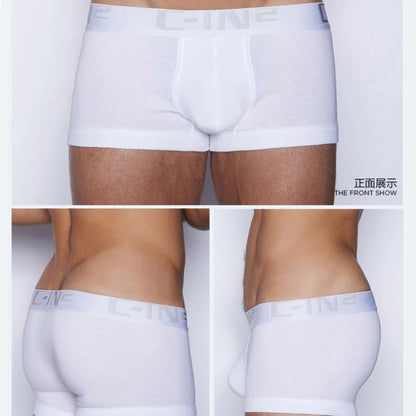 C-IN2 Men's Underwear Solid Color Cotton U Raised Pouch Bag Low-Rise