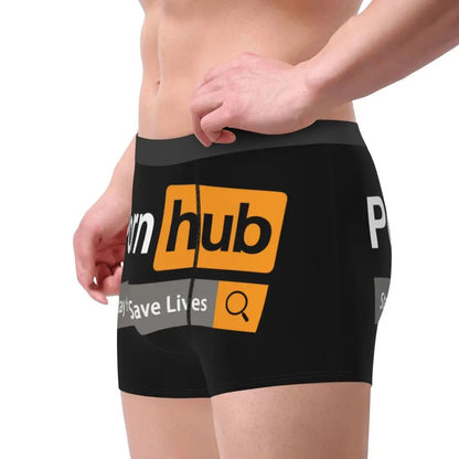 Custom Male Funny Porns Hub Underwear Boxer Briefs Breathable Shorts Panties Underpants