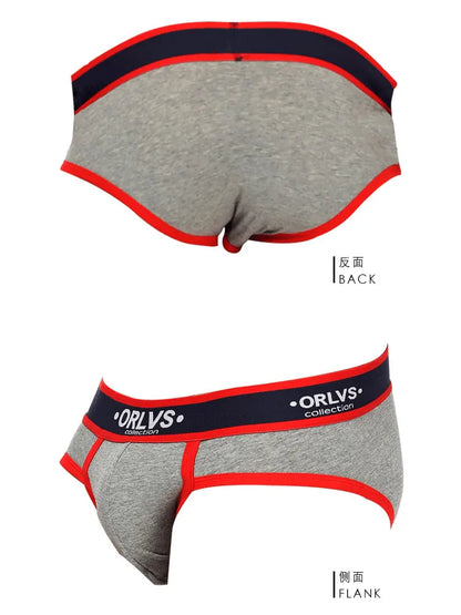 5 Color Men Bikini Underwear Shorts Mens Cotton Lingerie Jockstrap Panties Underpants Briefs for Men