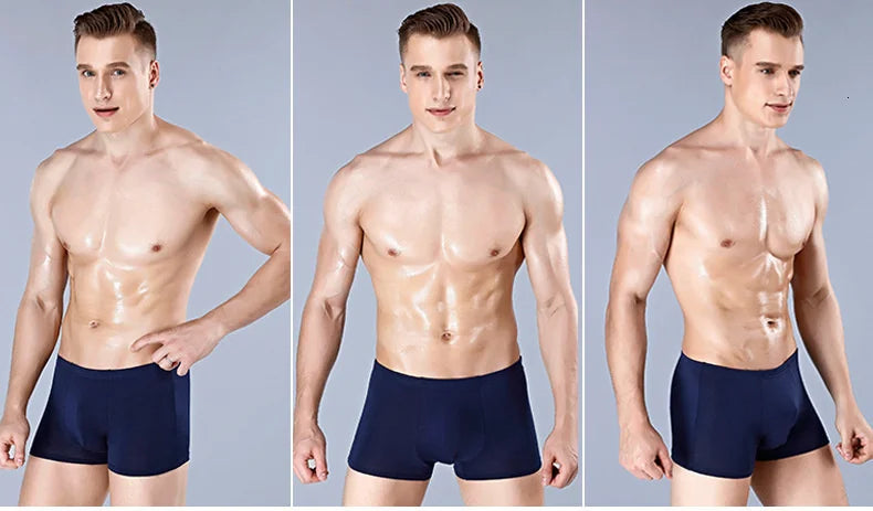 5 Pack Man's Teens Bamboo Boxer Briefs