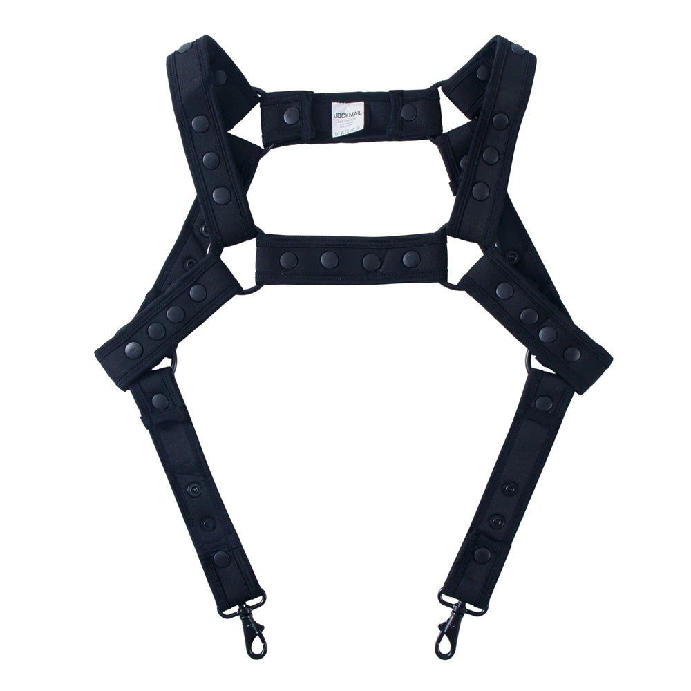 Leather Harness Bodysuit Jockstraps sets Gay underwear Sex Rave Sexual Chest Men  Belts Adjustable BDSM Body Bondage Cage