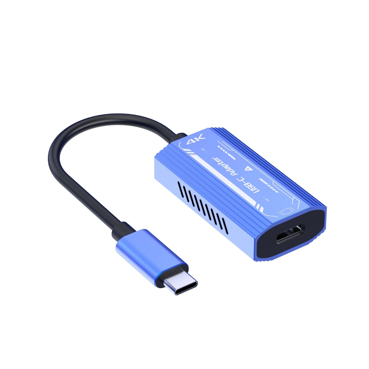 USB C to C Video Converter 4K@60Hz Display Adapter with PD100W for Laptop Switch to XREAL/VITURE One/RayNeo AR Glasses Monitor