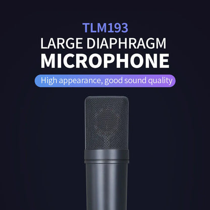 TLM193 Microphone Standard Studio Condenser Sound Recording Microphone Condenser TLM193 Studio Recording Microphone