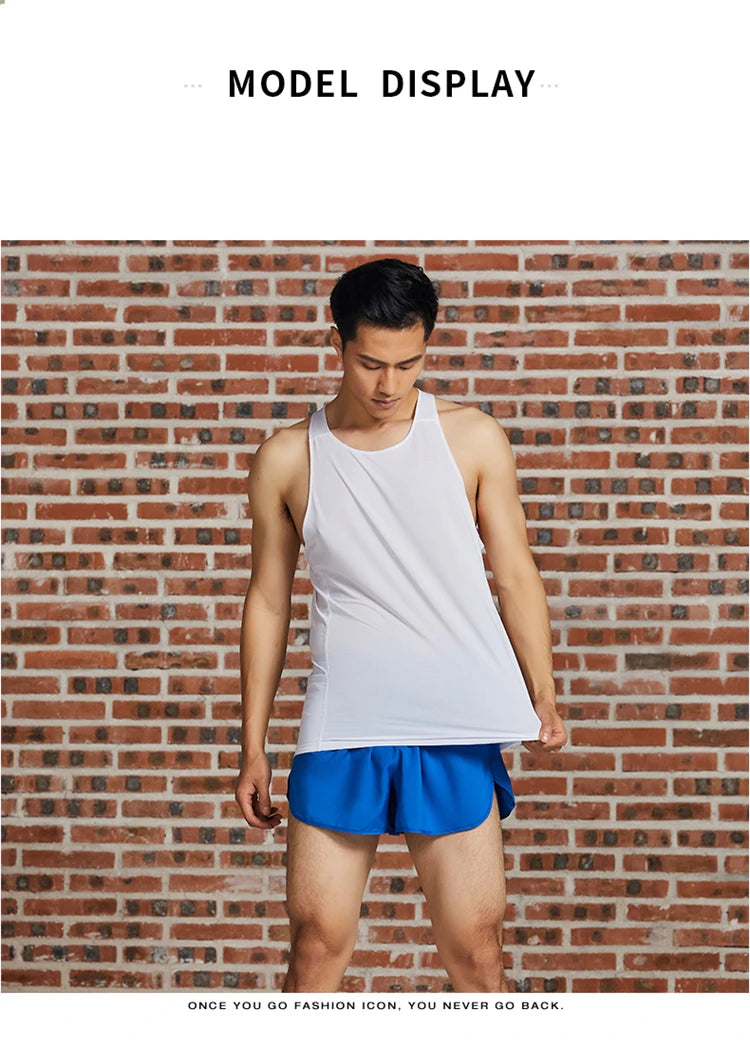 Marathon Running Shorts Lightweight Quick-drying Breathable Moisture-absorbing Men's Fitness Training Three-point Pants Short