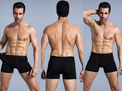 5Pcs Men's Cotton Boxer Underwear