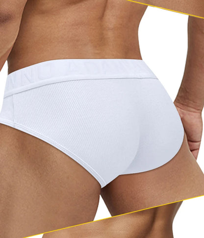 CMENIN 100% Men's Cotton Low Waist Briefs