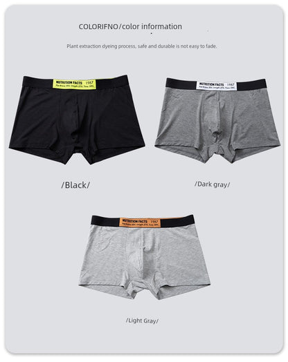 3 Pack Comfortable Men's Youth Boxer Briefs