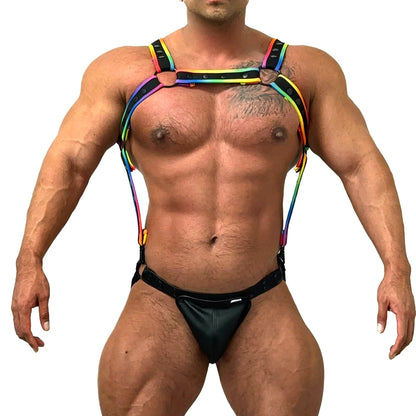 Man Harness Set Sexy Underwear Men Gay Men's Thongs Bodysuit Jockstrap Sissy Tanga Sexy Lingerie  Adjustable Comfort and Size.