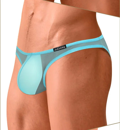 CMENIN Low Rise Men's Underwear Transparent Ultra-thin Mesh Brief