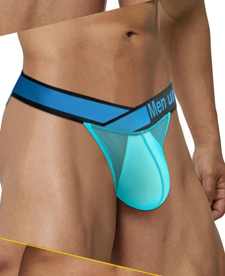 CMENIN Low Rise Men's Underwear Transparent Ultra-thin Mesh Brief