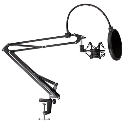 Professional Scissor Arm Stand For Bm800 Microphone Stand With A Spider Cantilever Bracket Universal Shock Mount Mic Holder