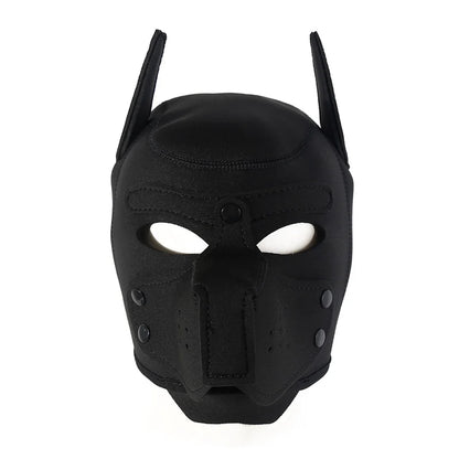 10 Colors Puppy Cosplay Costumes Increase Large Size Padded Rubber Full Head Hood Mask With Ears For Couples Dog Role Play Games