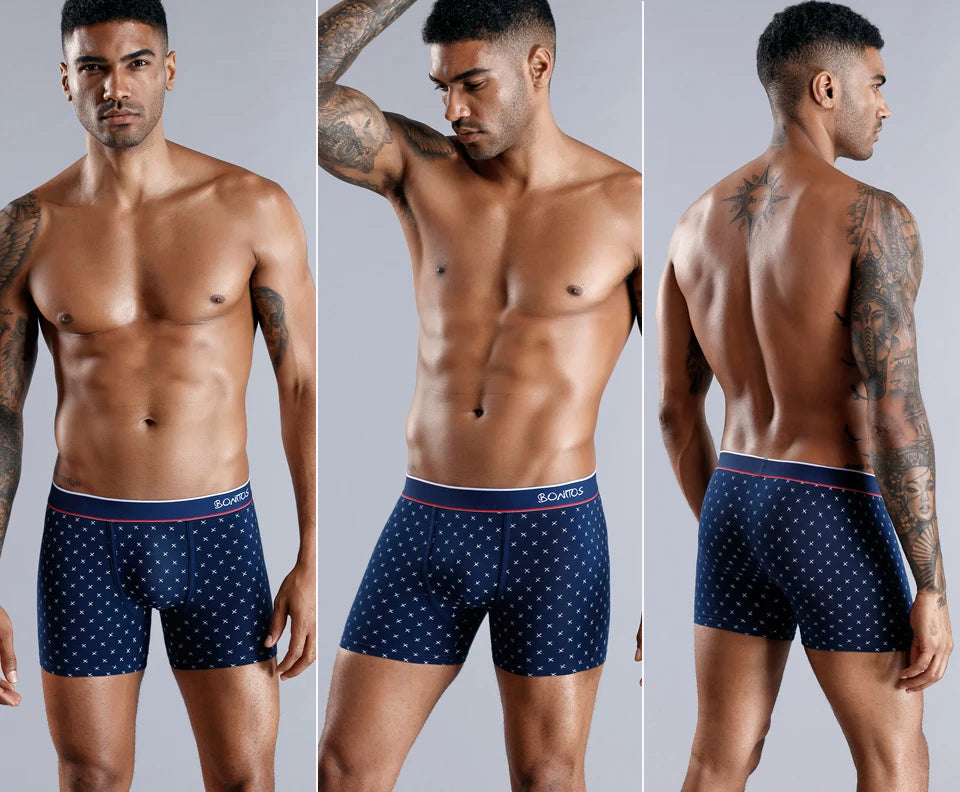 Cotton Print Boxers For Man Underwear Mens Boxer Shorts And Underpants Sexy Men's Panties Plus Size Calecon Homme Brands