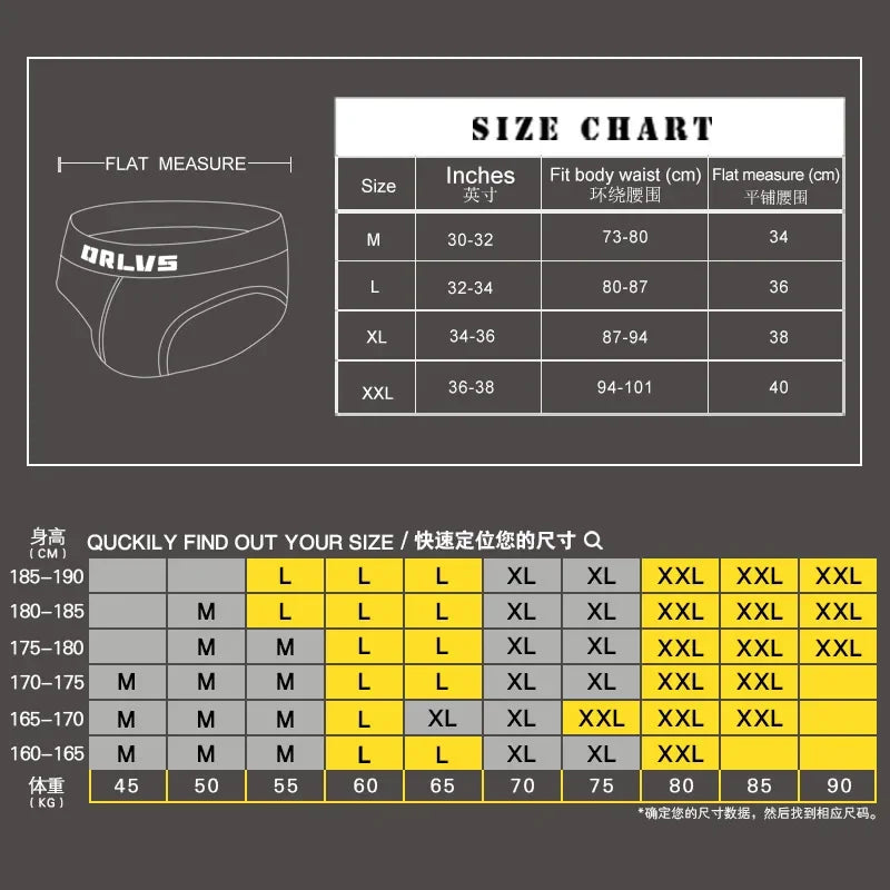 ORLVS men's underwear cotton breathable low waist sexy hip briefs men's underwear a generation OR145