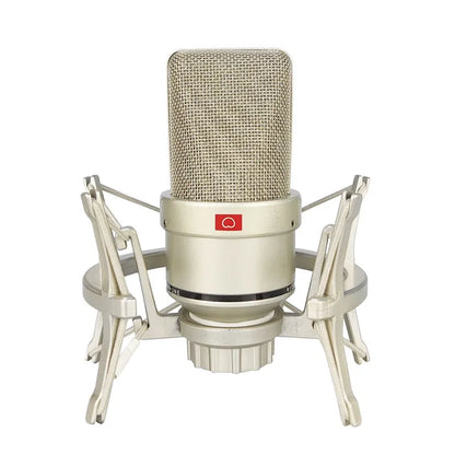 Professional Studio Condenser Microphone PC Computer Laptop Mic Singing Karaoke Streaming Wired Pro Microphn Mike Sound Mikrofon