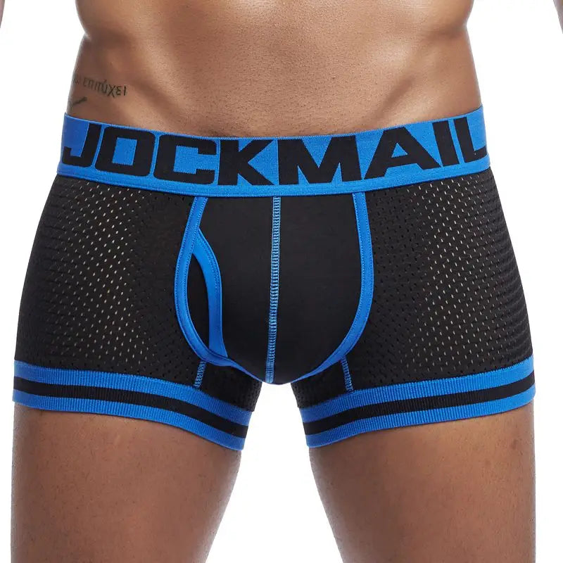 JOCKMAIL Men's Low Waist Breathable Boxer Briefs