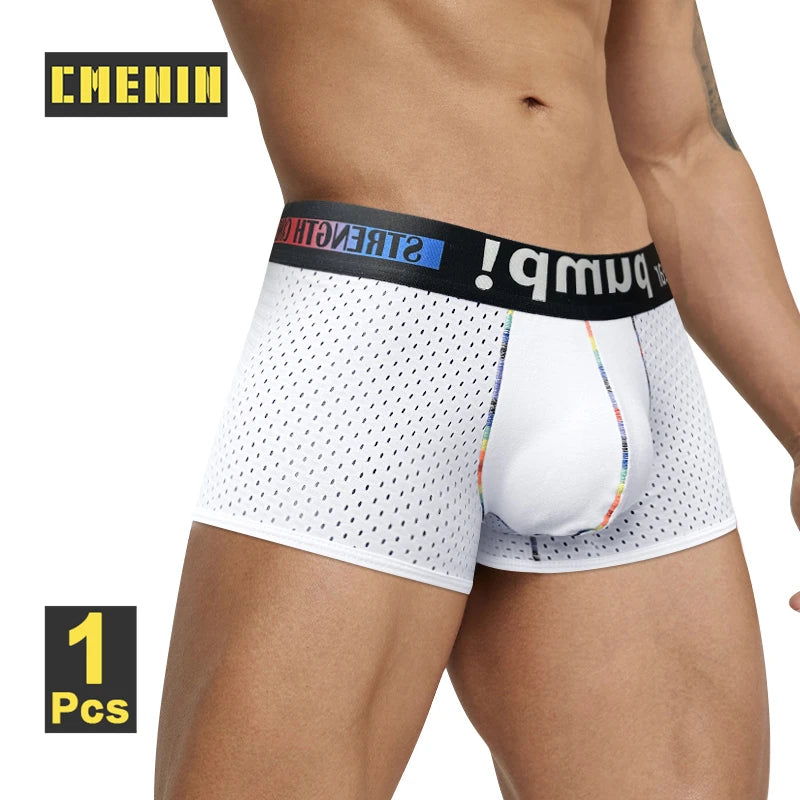 CMENIN Men's Breathable Boxershorts Mesh Underwear