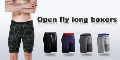 5Pcs Men's Cotton Boxer Underwear