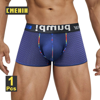 CMENIN Men's Breathable Boxershorts Mesh Underwear