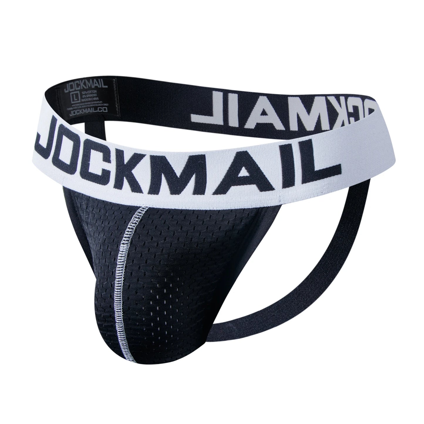 Jockmail Men Underwear Thong Jockstrap Backless Breathable Mesh Cuecas Gay Jock Strap Homme Slip Erotic String Homens Tangas