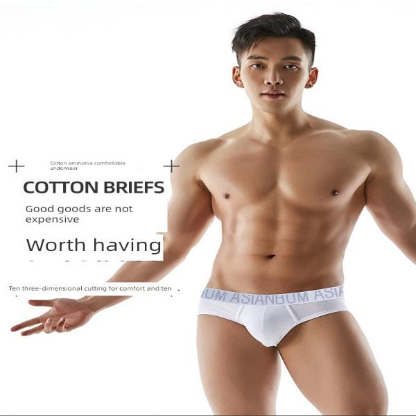 Asianbum Mid-Waist Comfortable Breathable Briefs