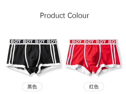 Fashion Men's Panties Underpants Cotton Soft Male Comfortable Breathable Boxer Shorts Youth U Bulge Pouch Sexy Underwear Cuecas