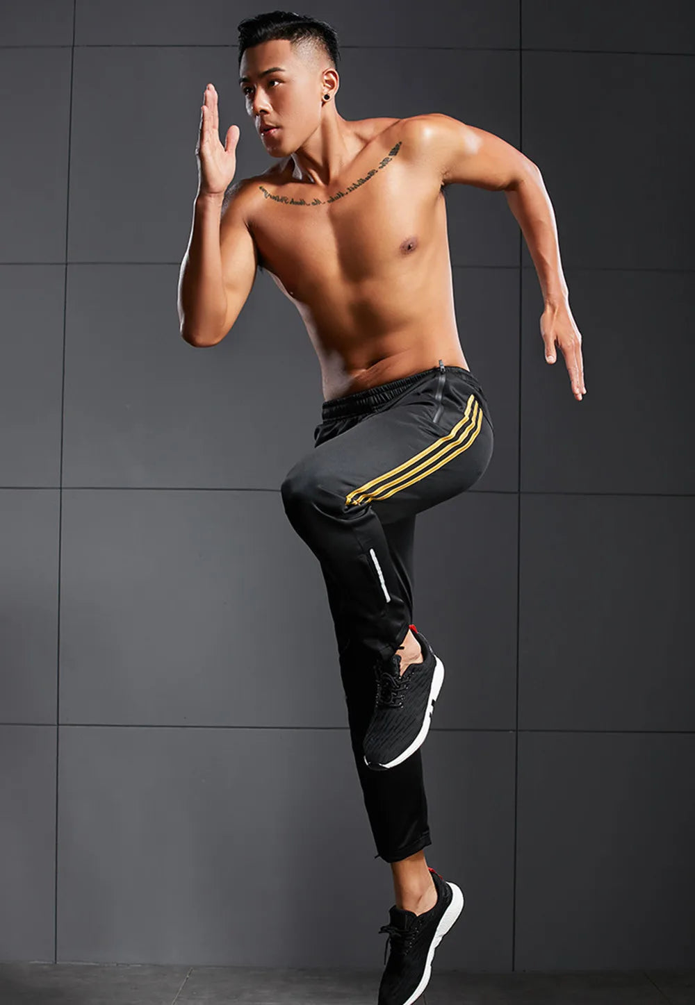 Joggers Track Pants Men Running Sweatpants Gym Fitness Sport Training Trousers Male Spring Autumn Sportswear Bottoms Trackpants