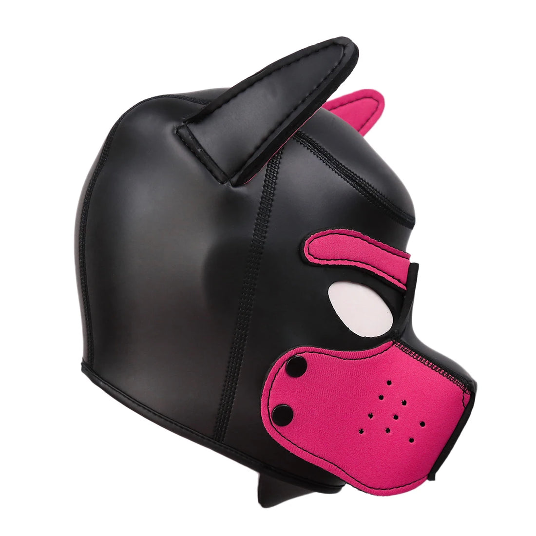 Adult Toy Sponge Leather Dog Head Cover full Face  Restaint Bondage Punishment Headgear BDSM Roleplay Tool for Women and Couples