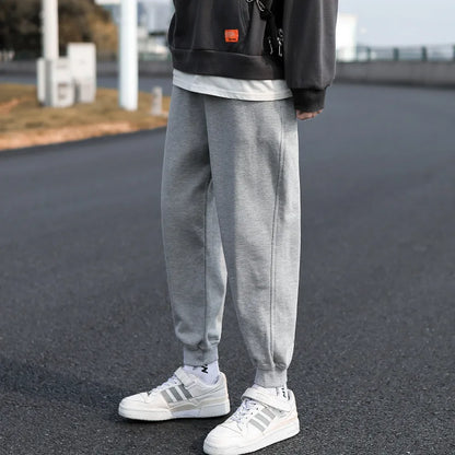 Running Classic Streetwear Casual Men Ribbons Harem Jogging Pants Male Slim Fit Spring Cargo Pants Multi-Pockets Women Trousers