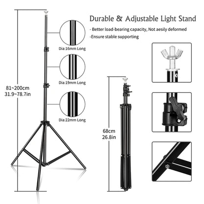 Photography Lighting Kit 2.6x3M Photo Background Muslin Backdrops & Softbox & Umbrella & Reflector& Light Stand For Photo Studio