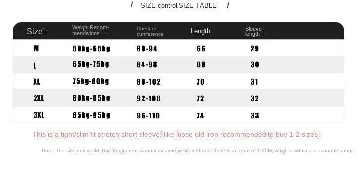 Gym Men's Summer Fitness Sports Casual Slim Men's T-shirt Short Sleeve Slim Muscle Outdoor Fashion Bodybuilding Tight Clothing