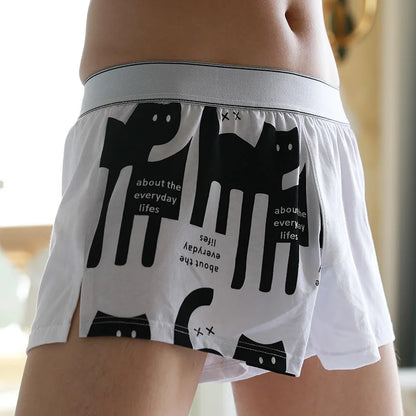 Loose Boxer Men Arrow Underwear Mens Boxers Panties Cuecas Masculina Calzoncillos Hombre Man Underpant M-3XL